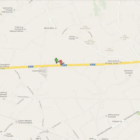 乡村民宿 La Cantina Via Campiglione Di Assisi